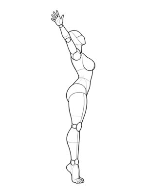 Standing Pose P030, Side
