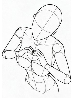 Cute Pose P001, High Angle